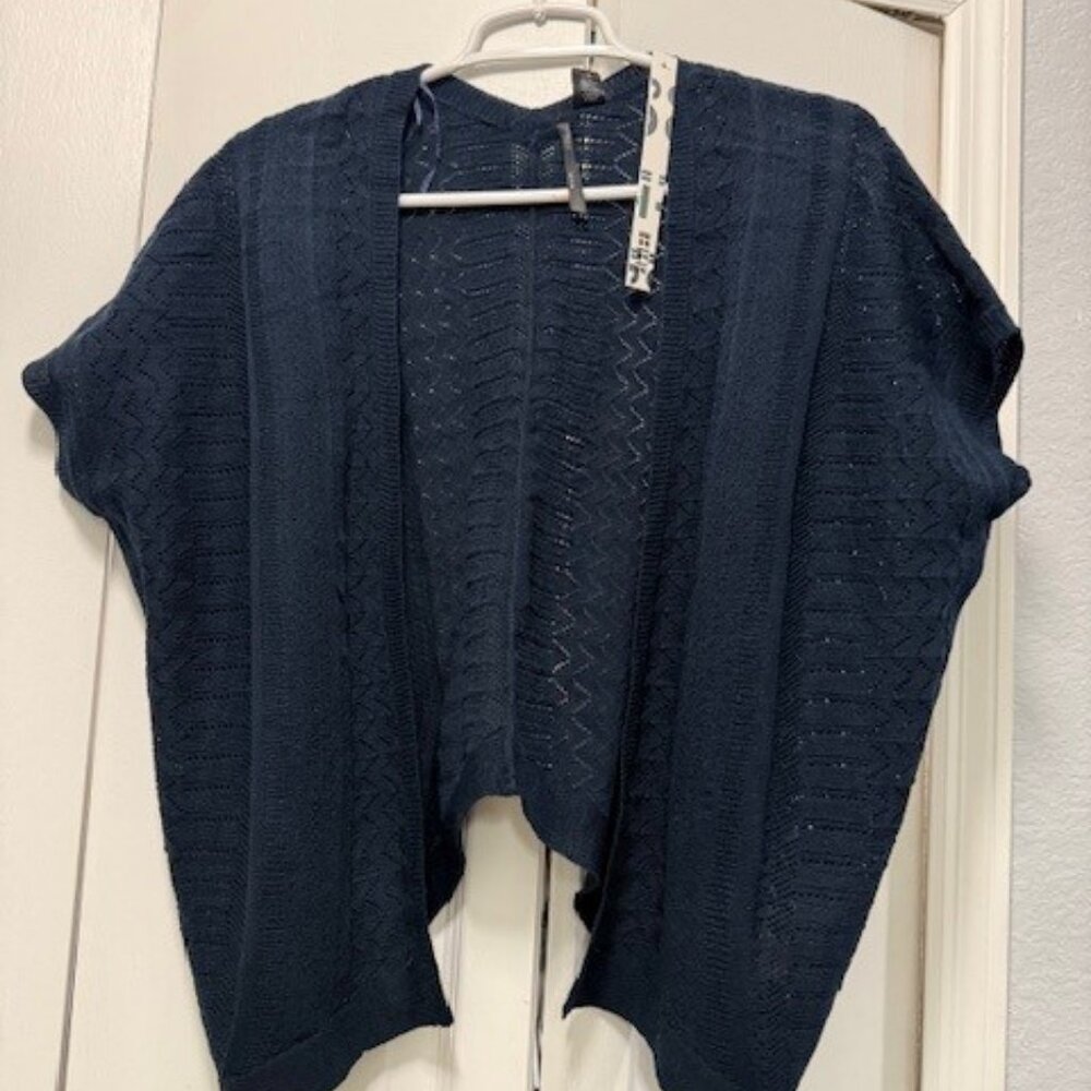 Blue Cardigan by So It is Sz M NWT